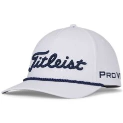 Titleist Tour Rope Hat -Golf Shop titleist 2023 tour rope hat white navy itempicture