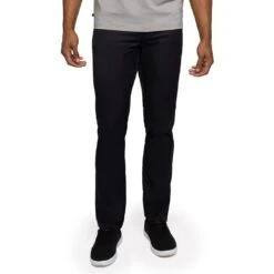 TravisMathew Open To Close Pants 28 TravisMathew Open To Close Pants -Golf Shop travismathew open to close pants black front itempicture