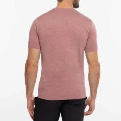 TravisMathew Scenic Vista Active Tee -Golf Shop travismathew scenic vista active tee heather roan rogue back itempicture
