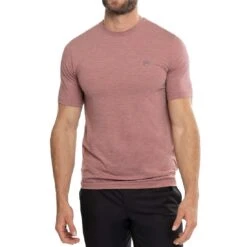 TravisMathew Scenic Vista Active Tee -Golf Shop travismathew scenic vista active tee heather roan rogue front itempicture